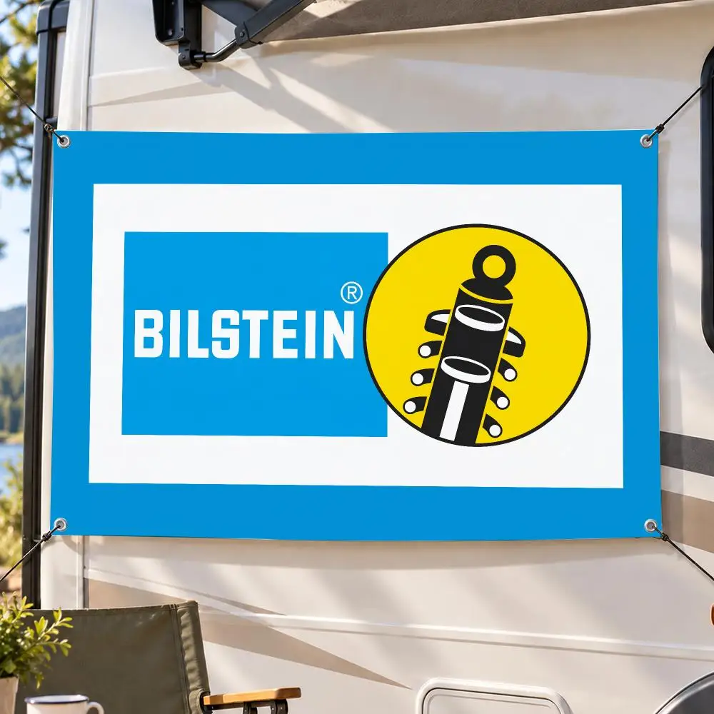 Brand Modern Bilstein Suspension Flags Decorative Flag Banner Indoor Outdoor Garden Yard Patio Party Camping Wall Decor Gift