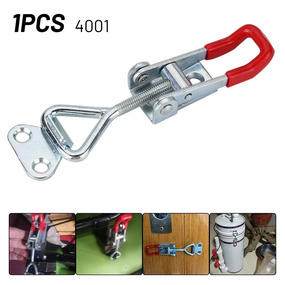 1Pcs GH-4001 100kg Toggle Clamp Quick Release Latch Fast Clip Heavy Duty Bench Clamp Hand Tool Holding Woodworking Circuit Board