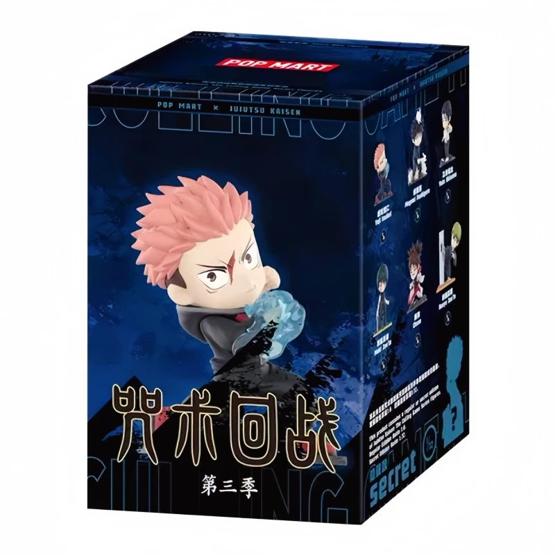 Echte POP MART Jujutsu Kaisen The Culling Game-serie figuren, schattig model, verzamelobject, decoratie voor op het bureau, verrassend en trendy cadeau.