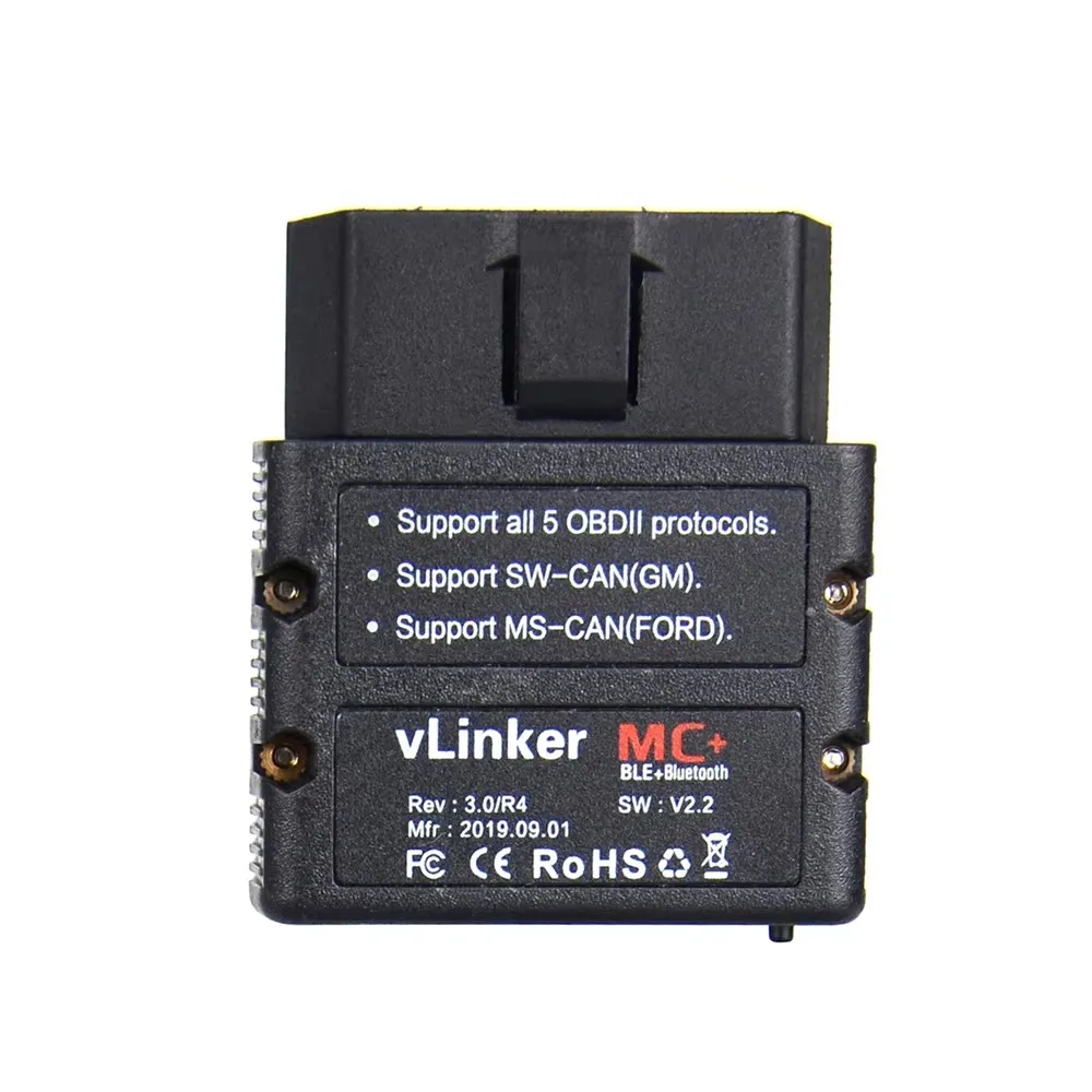 Vgate VLinker MC Plus Bluetooth 4.0 OBD2 Scanner ELM327 V2.2 Wireless Car Diagnostic Tool for iOS Android Windows