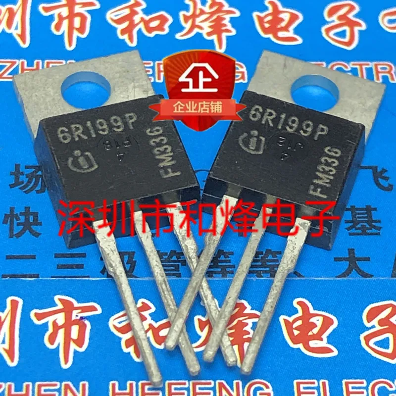 5PCS-10PCS 6R199P IPP60R199CP  TO-220 650V 16A  Original On Stock Quick shipping