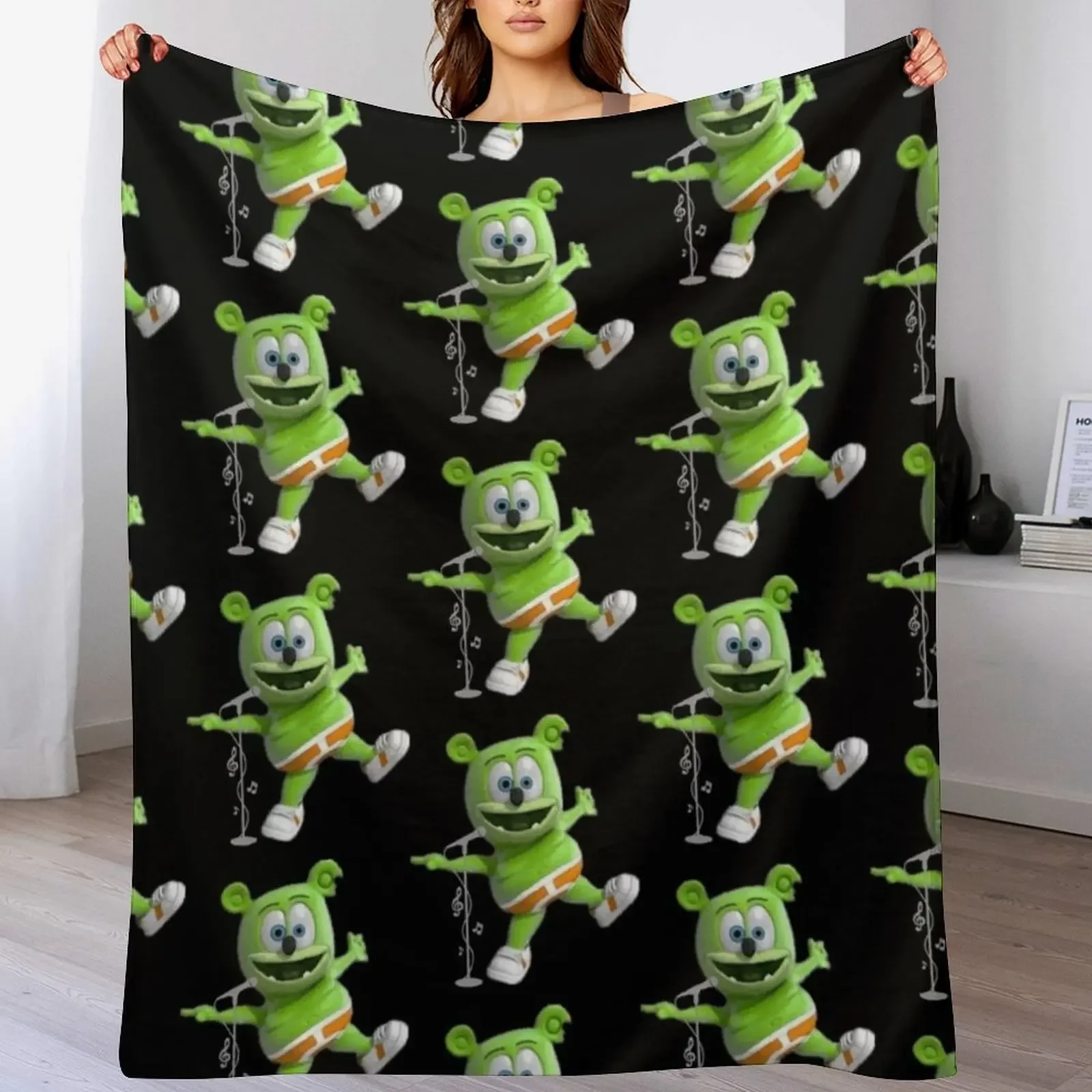 

The gummy bear song . Throw Blanket Cozy Sofa Blanket for TV Watching Napping