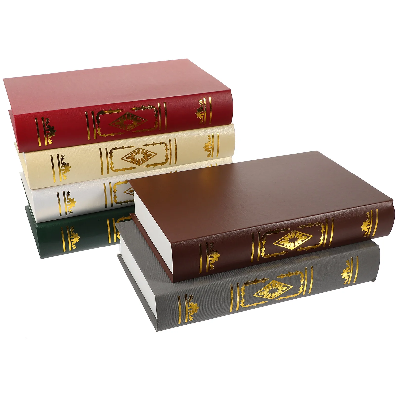 

6Pcs Artificial Book Decor Fake Book Simulation Ornament European Style Coffee Shop Office Living Room Decoration