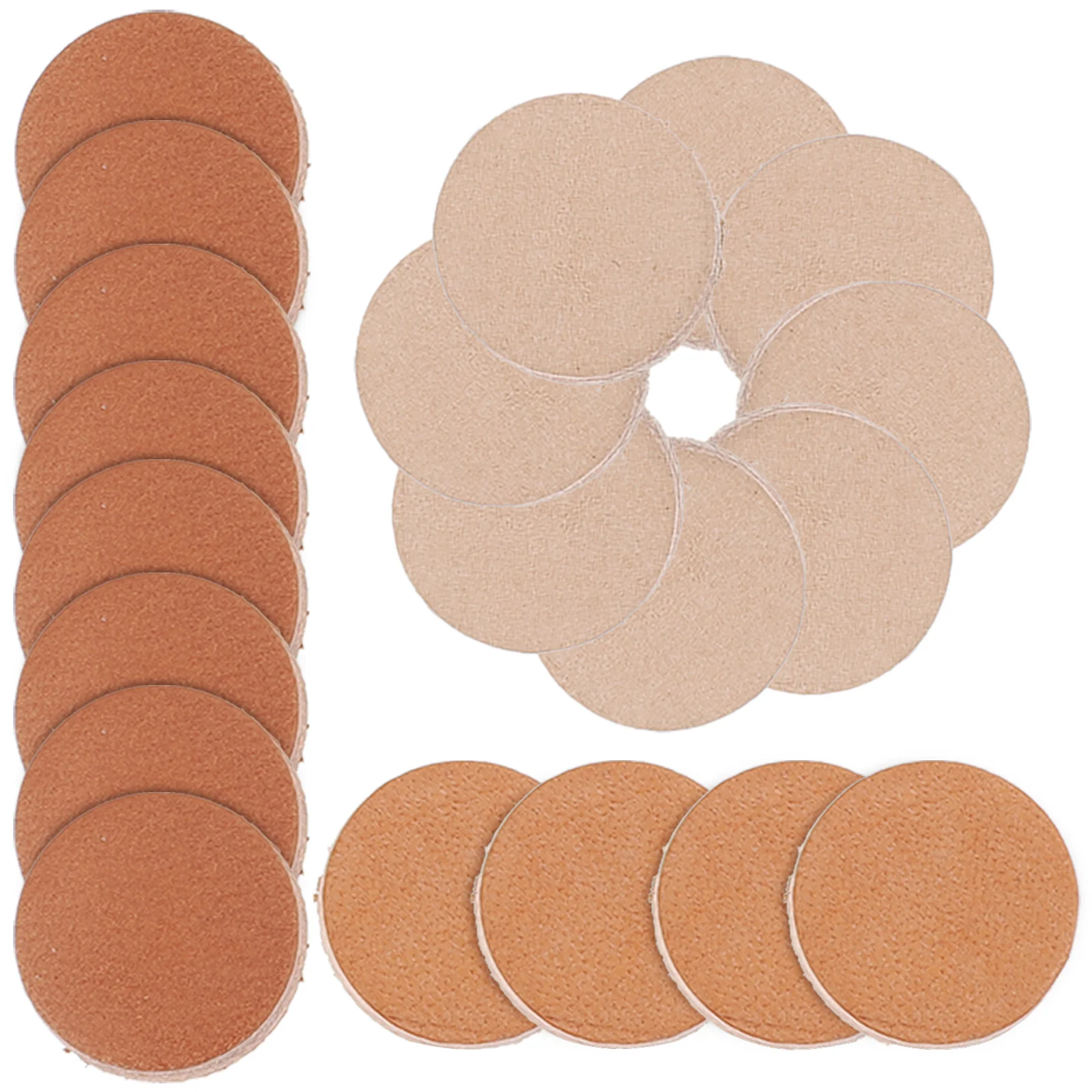 

20 Pcs Swimming Pool Cue Head Self Adhesive Cork Backs Portable Tips Billiard Accessories