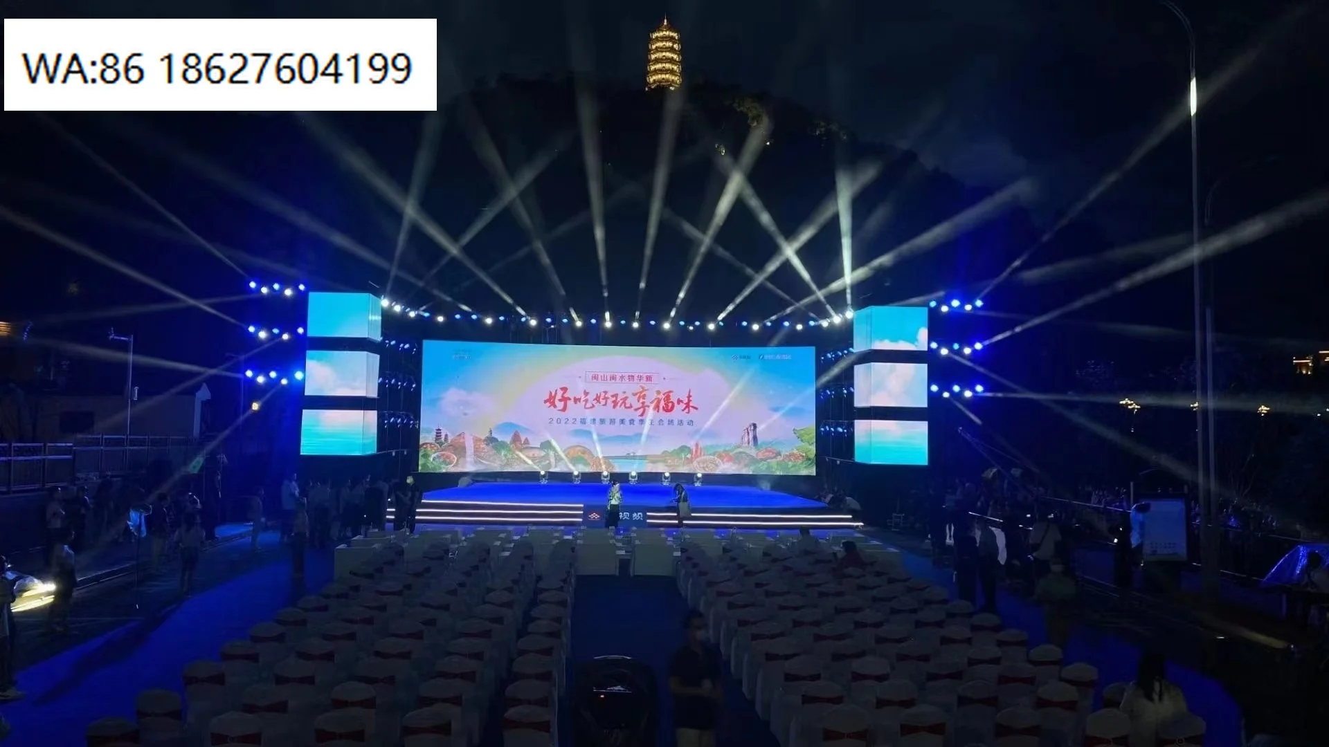 LED SignageHot Sale wall Pantalla Transparente Flexible P5 High Resolution Integrated Taxitop Display  Stage Screen