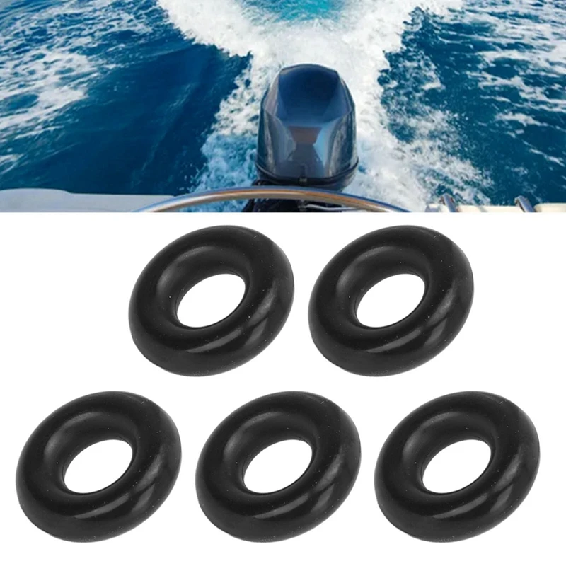 New 5PCS Vent Or Drain O Ring Sealing Kit 93210-06ME6 Rubber Outboard O Ring For Yamaha 2 Stroke 4 Stroke 9.9-15HP Parts