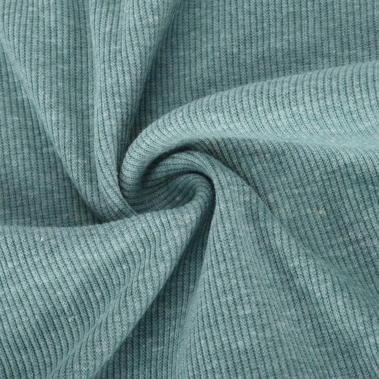 Cseta de Manga Larga con Cuello en V y Botones para Mujer, Otoño , Corte Entallado, Mezcla de Poliéster y Aodón, Mod...