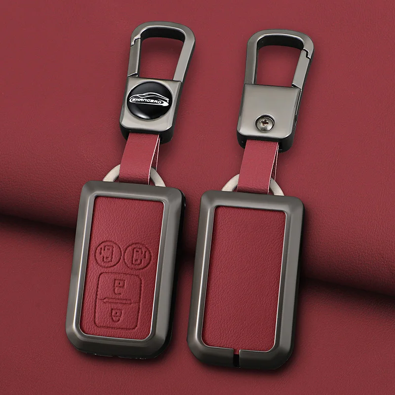 Zink-legierung Leder Auto Smart Key Fall Abdeckung Schutz Shell Für Suzuki Sierra Jimny Swift Embona Spacia Wagon Ertiga Zubehör – Detail 8