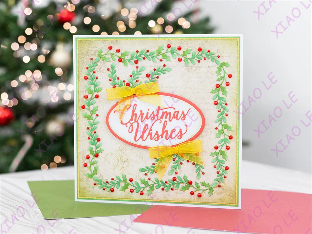 Christmas Candy Snowflakes Metal Cutting Dies Stamps For DIY Scrapbooking Decorative Embossing Handcraft Die Cutting Template