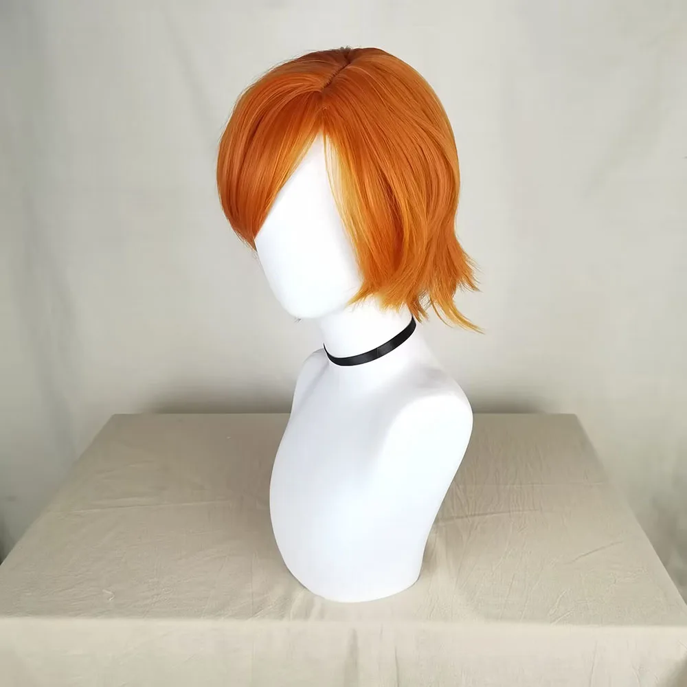 Short Men Costume Hair Replacement Wigs Halloween Cosplay Anime Project SEKAI Shinonome Akito Party Cos Role Playing Synthetic