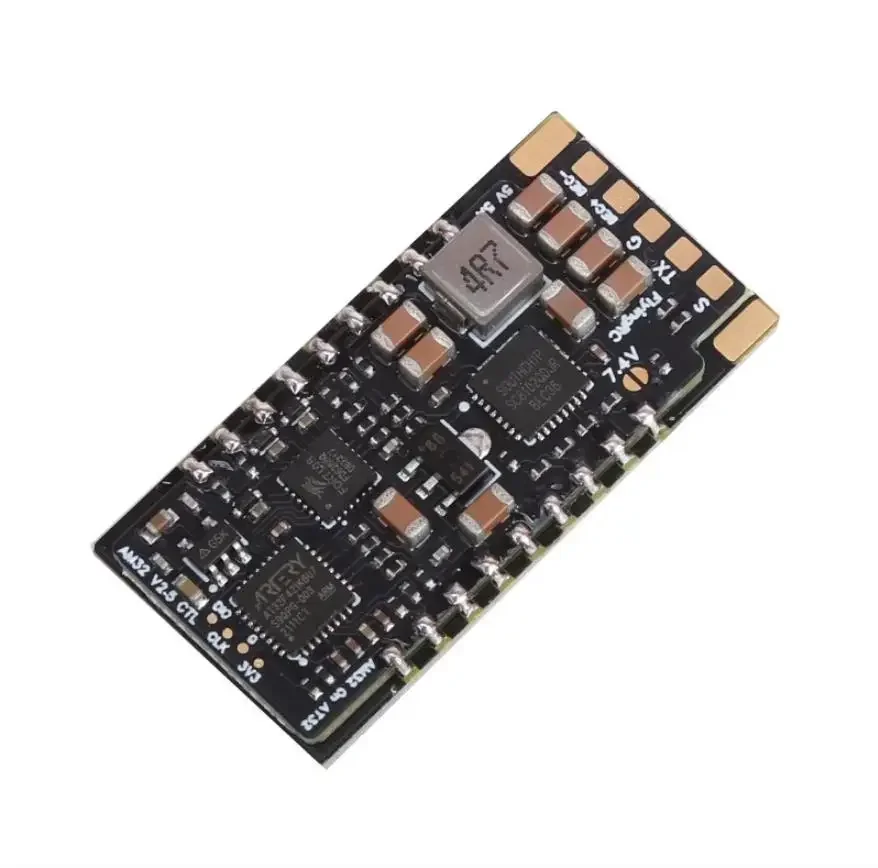 BoMaSFlyingRC AM32 ESC V2.5 75A With BEC SBrushless ESC Single Body Gold Sealed Car Model BEC Crossover Machine FPV Drone Quadco