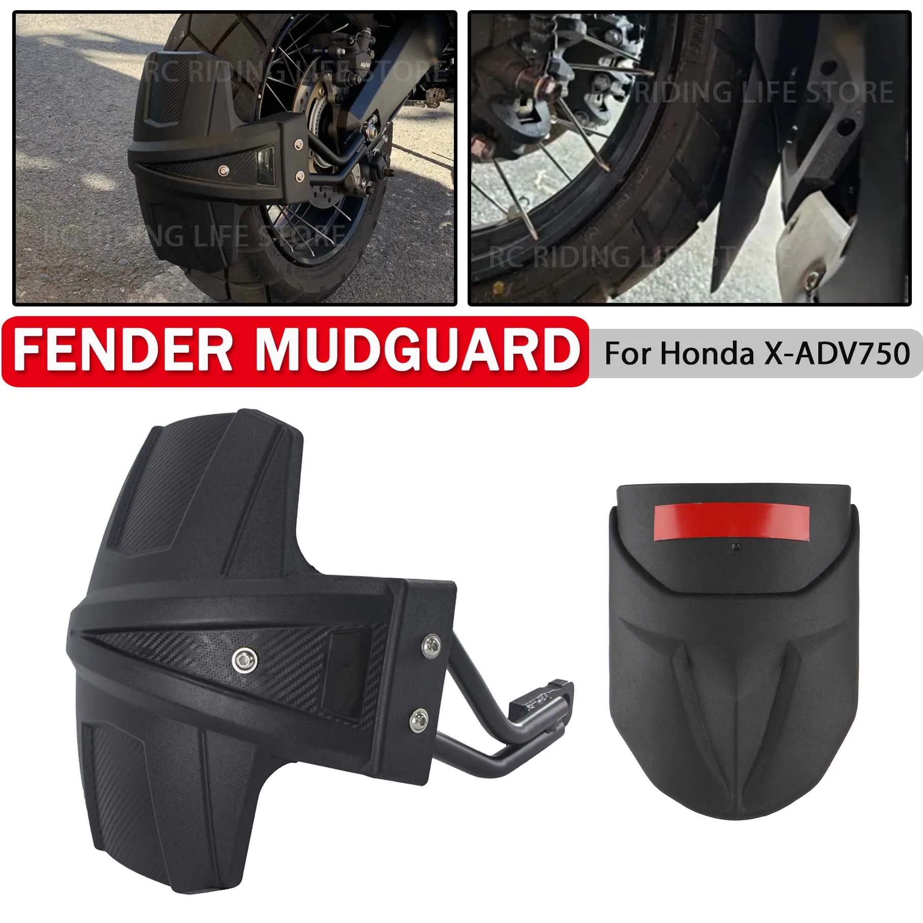 

Motorcycle Front Rear Mudguard Wheel Hugger Fender For HONDA XADV750 X ADV750 ADV 750 XADV Mud Splash Guard Sand Shield Cover