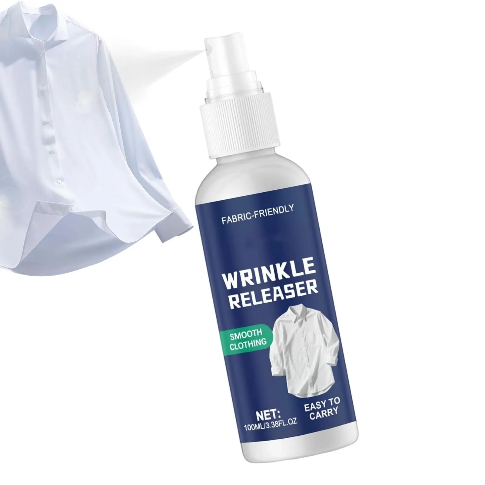 100ml clothes wrinkle removing spray no ironing fast smoothing multi fabric clothes to reduce static electricity