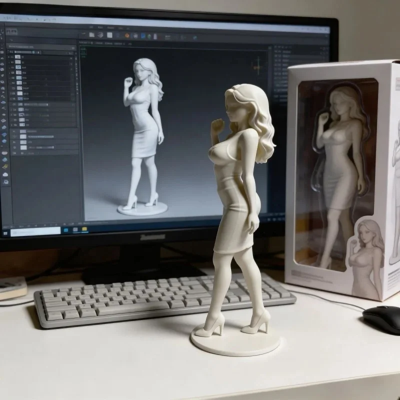 Fitness Muskelmann Skulptur 3D-Gedrucktes Ornament Cooles Bizeps-Charaktermodell Männer Desktop Heimdekoration Geschenk