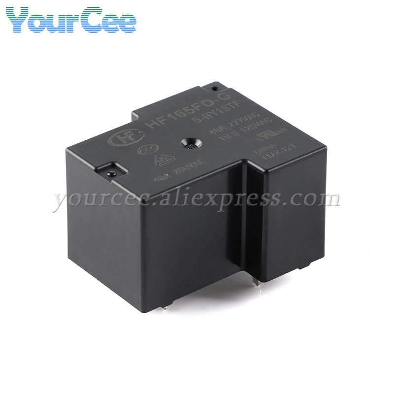 2PCS High Power Relay HF165FD HF165FD-G/5-HY1STF HF165FD-G-12-HY1STF HF165FD-G-24-HY1STF HY1STF DC 5V 12V 24V 4 Pin