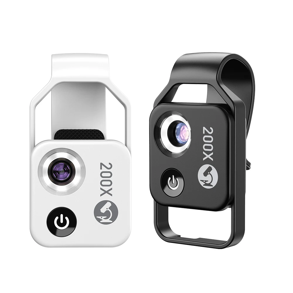 

Cellphone Professional Photography 200X Magnifying Digital Microscope Lens With CPL Mobile LED Light Macro Lenses Smartphone