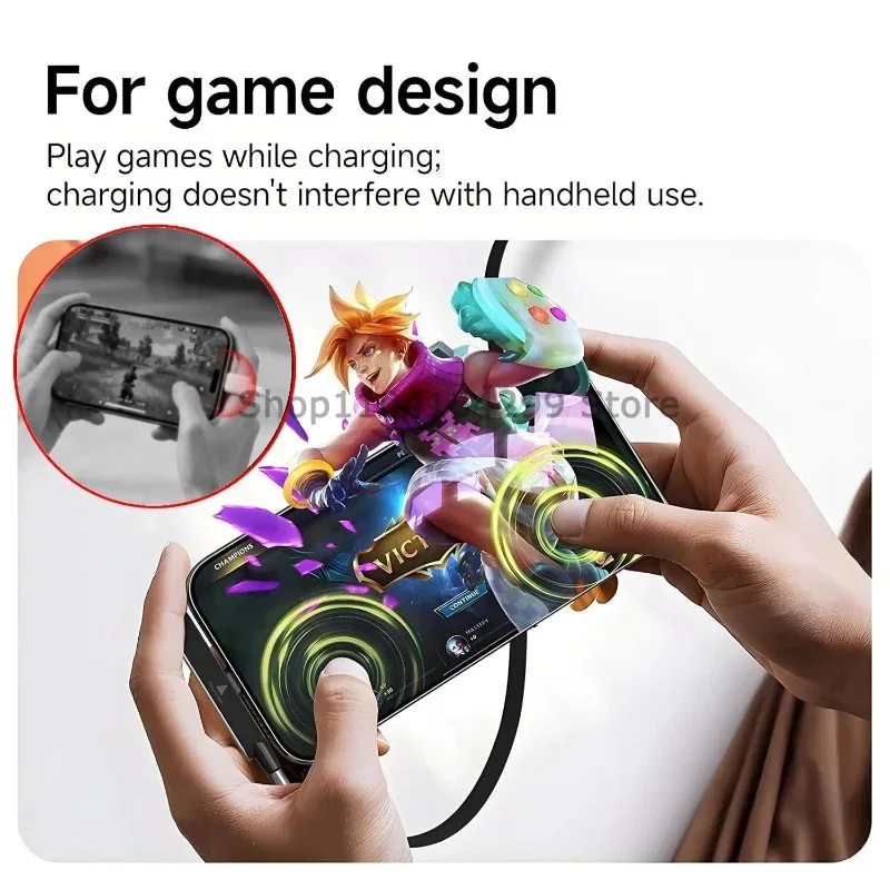 3-in-1 240W Type C To USB C Fast Charging Data Cable Foldable Stand Phone Holder Fast Charging for Flat  Xiaomi IPhone 17