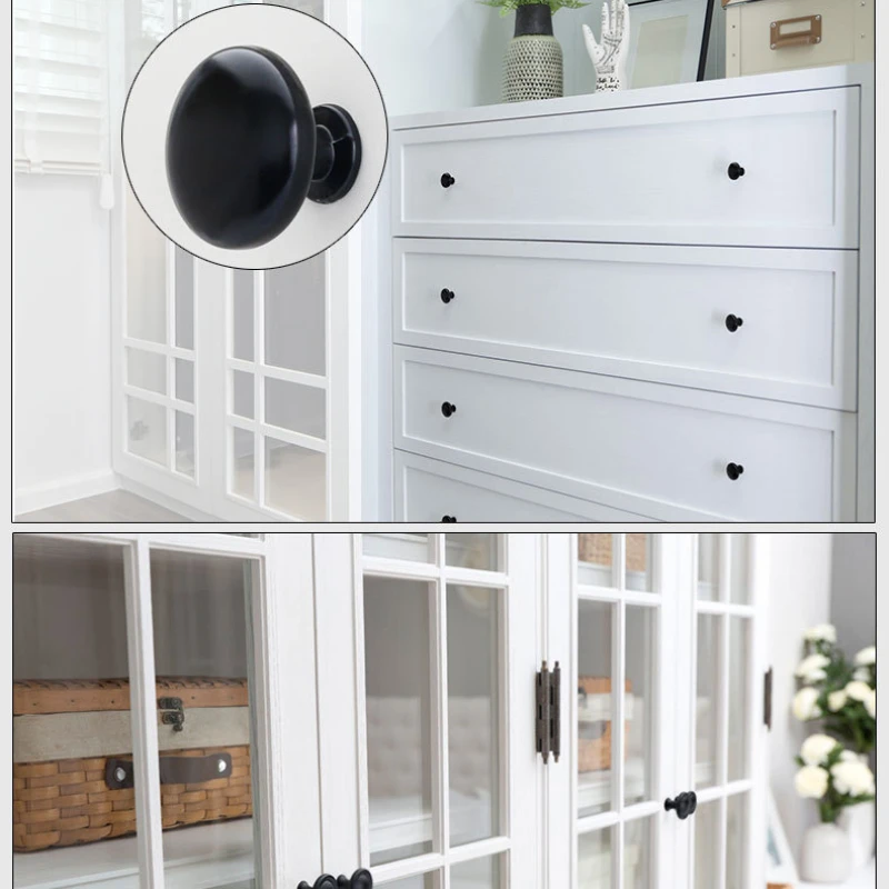 Черные-ручки-для-мебельных-шкафов-ручки-ручки