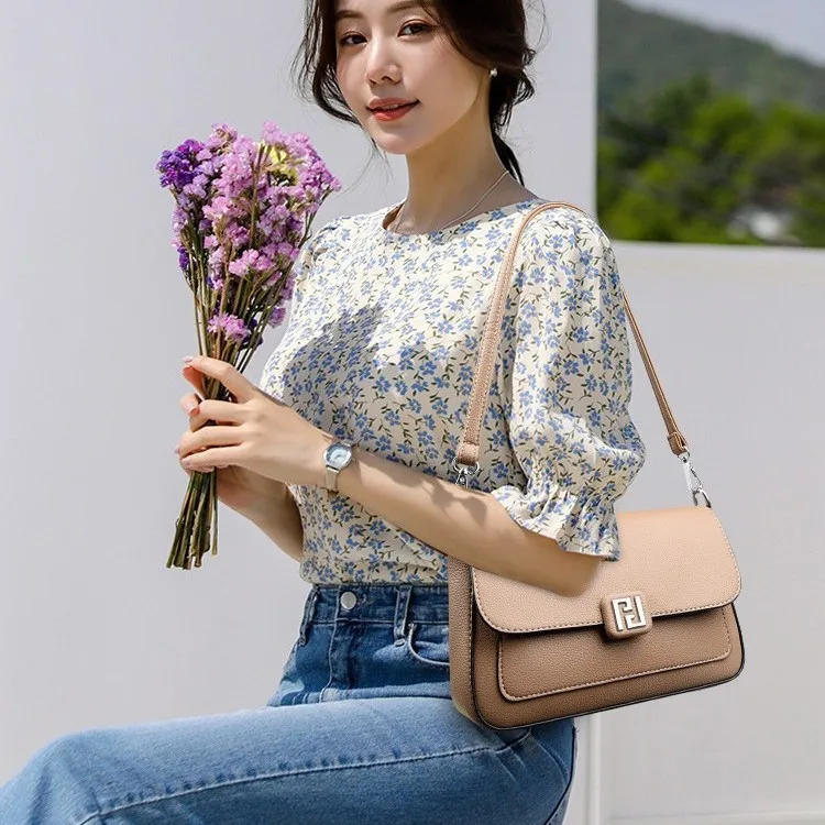 

2025 New Women's Shoulder Crossbody Bag - Delicate Texture, Large Capacity, Casual & Versatile