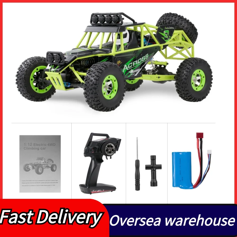 Wltoys 12427 50km/h High Speed RC Car 1/12 2.4G 4WD Off Road Car RC Rock Crawler Cross-country RC Truck