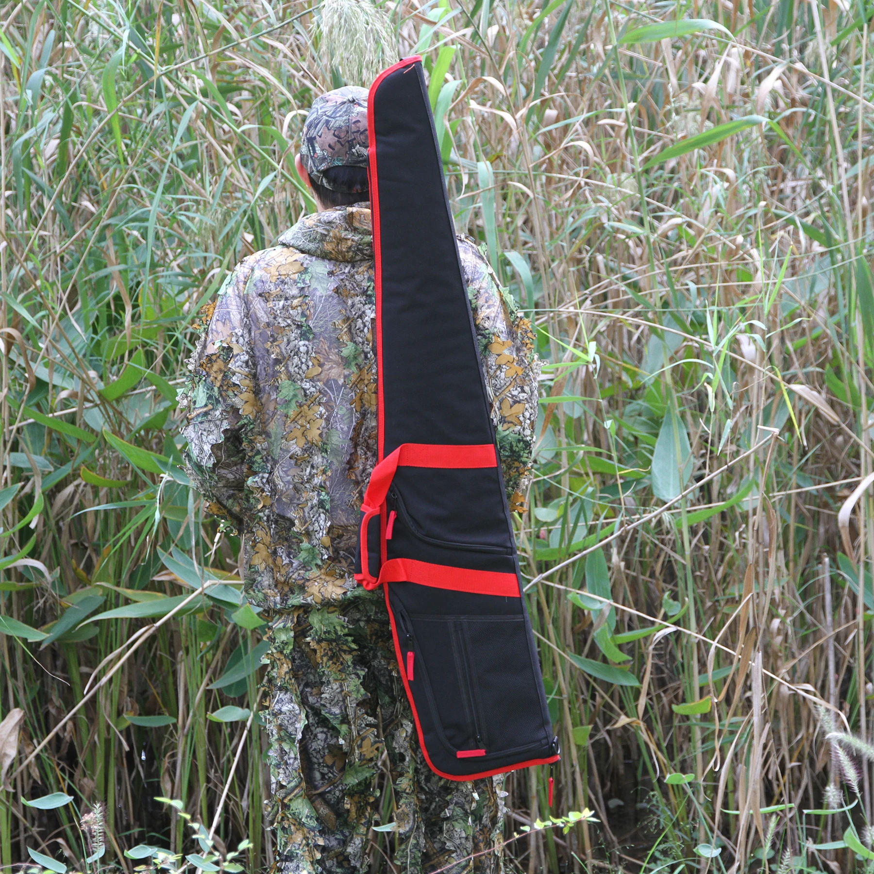 

120cm Hunting Rifle Bag Training Shooting Rifle Shoulder Bag Tactical Gun Protection Bag for Carrying 40" / 46" Shotgun & Rifles