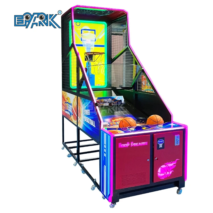 Earn Money Coin Operated Basketball Shooting Machine Maquina De Baloncesto Basketball Machine For Amusement Park