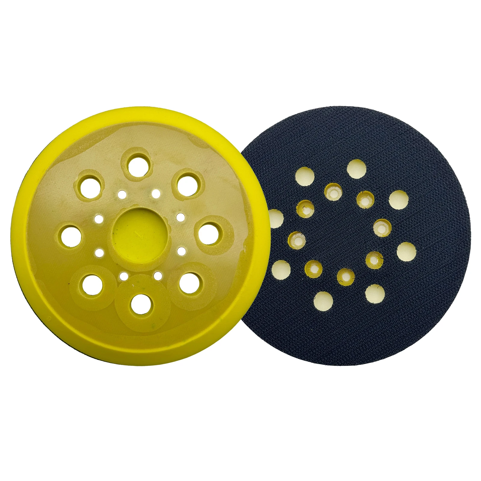 Tampon de ponçage 5 pouces, 8 trous, crochet et boucle pour ponceuse Bosch, 1 pièce