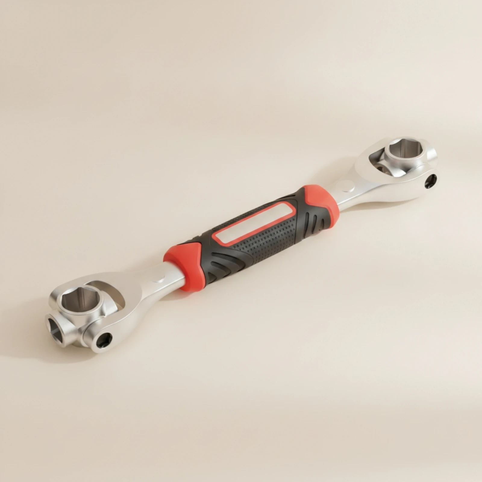 Ratchet Wrench with Rotating Head Magnetized Ratchet Wrench Hand Tool Multi-Function Heavy Duty for Mechanics, Automotive Repair