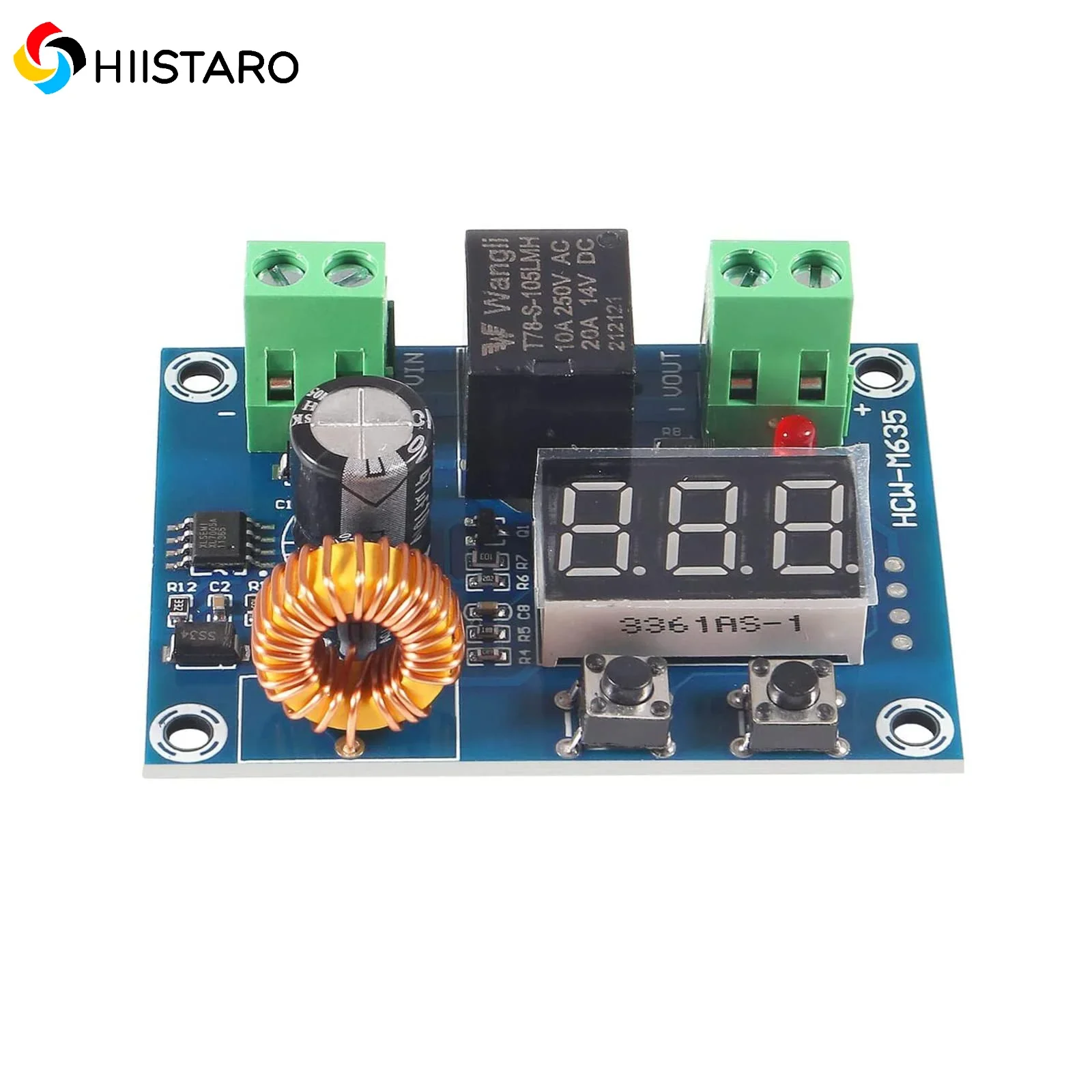 1Pcs XH-M609 DC Voltage Protection Module Lithium Battery Undervoltage Low Power Cut Off Module 12-36V