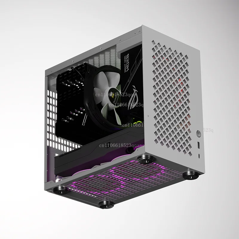 SS40 Compact Micro ATX Motherboard, SFX Small Power Supply, Direct Insert Graphics Card, Side-Panel Mini Case