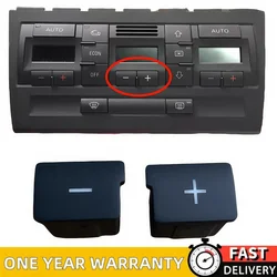 For Audi A4 B6 B7 Air Conditioning Panel Button Controller Button Switch Wind Speed Adjustment Button Cover