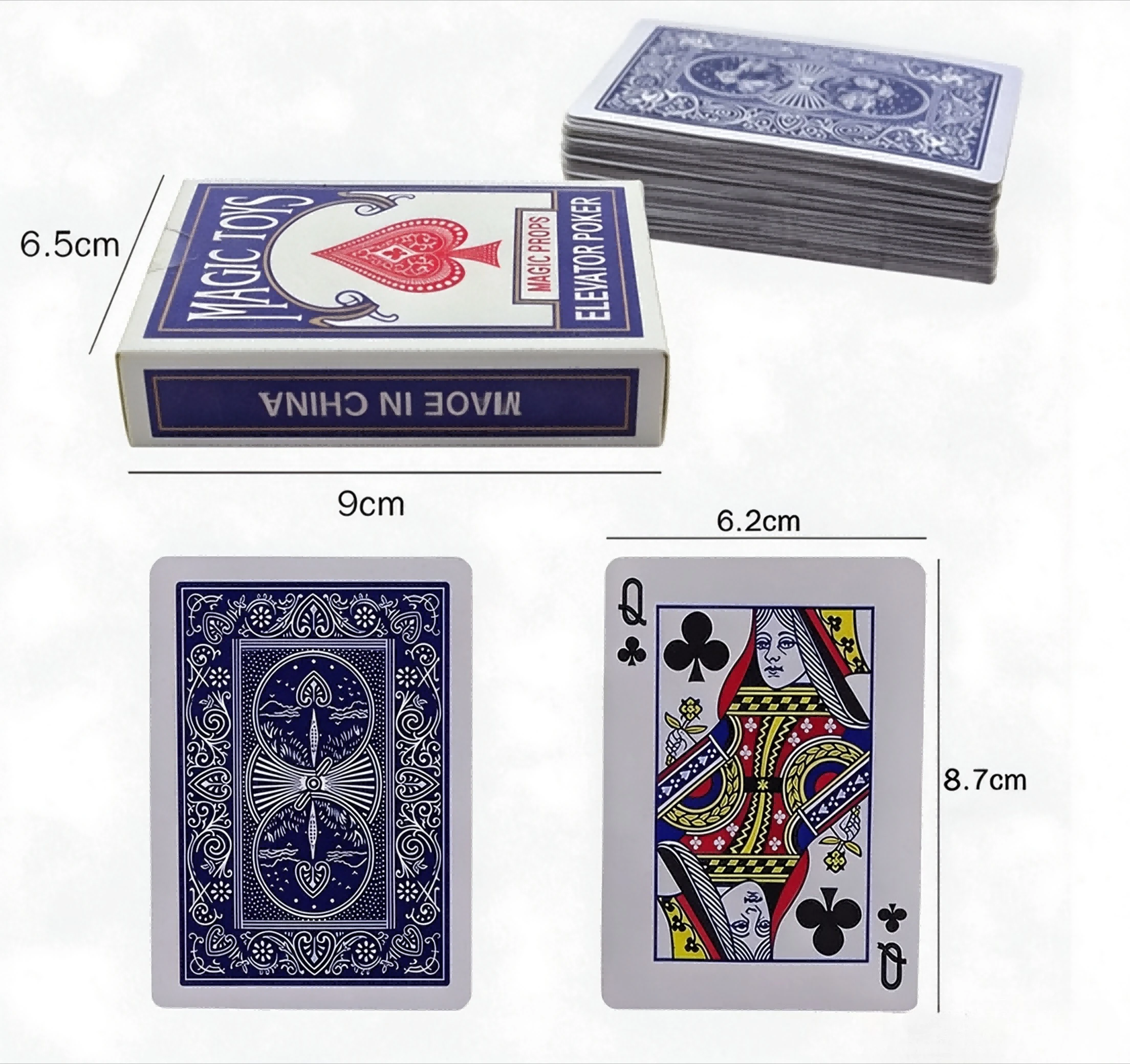 Magic Elevator Poker Magician Tools Easy Funny Interesting Amazing Super Waterfall Card Props Automatic Tricks