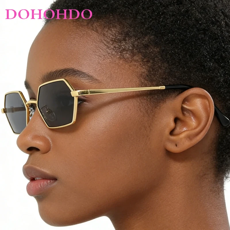 

Luxury Metal Frame Trendy Punk Women Sunglasses Designer Brand Men Sun Glasses New Fashion Summer Traveling Shade Eyewear UV400