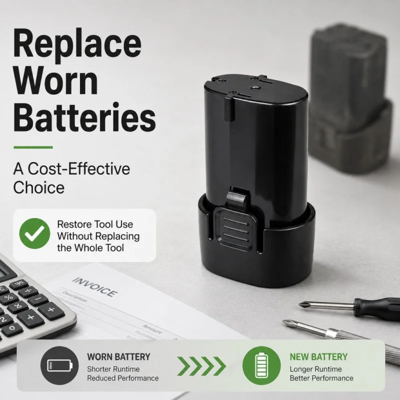 7.2V 3.0Ah lithium battery 18650 power cell compatible charging screwdriver and hand drill replace original battery