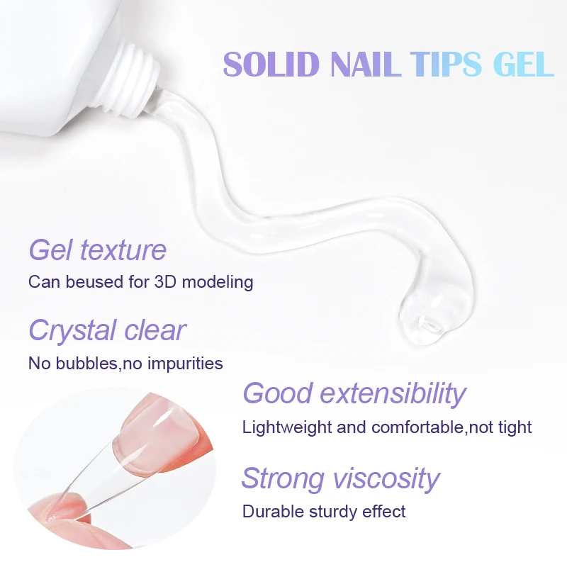 1/2/3 pçs 20ml multifuncional sólido dicas de unhas gel conjunto antiaderente mão prego gel strass cola para arte do prego manicure kit de ferramentas