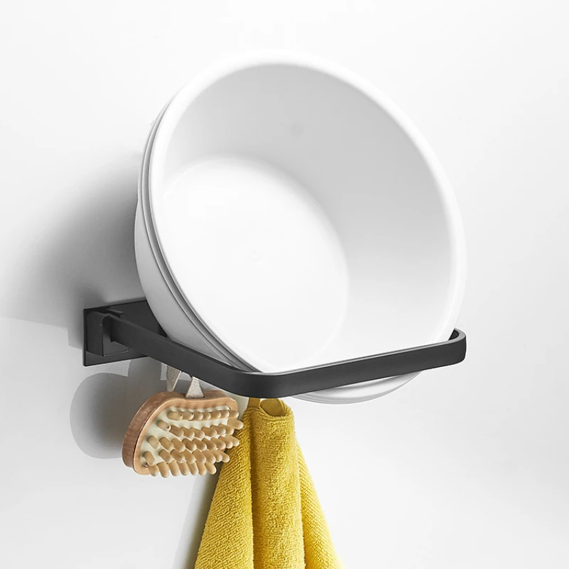 Bathroom basin rack storage non-punch toilet kitchen can be folded to put basins, washbasins, shelves wall hanging