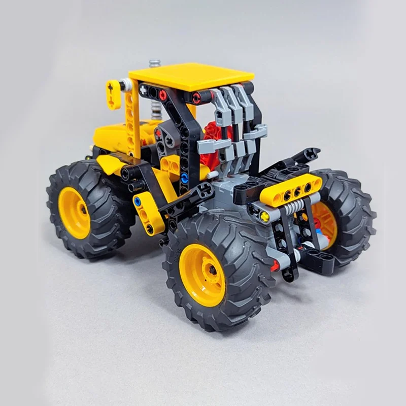 218 Parts MOC Yellow 42199 Fastlake tractor Model Modular DIY Building Blocks Kids Assembly Display Toys Festival Surprise Gift