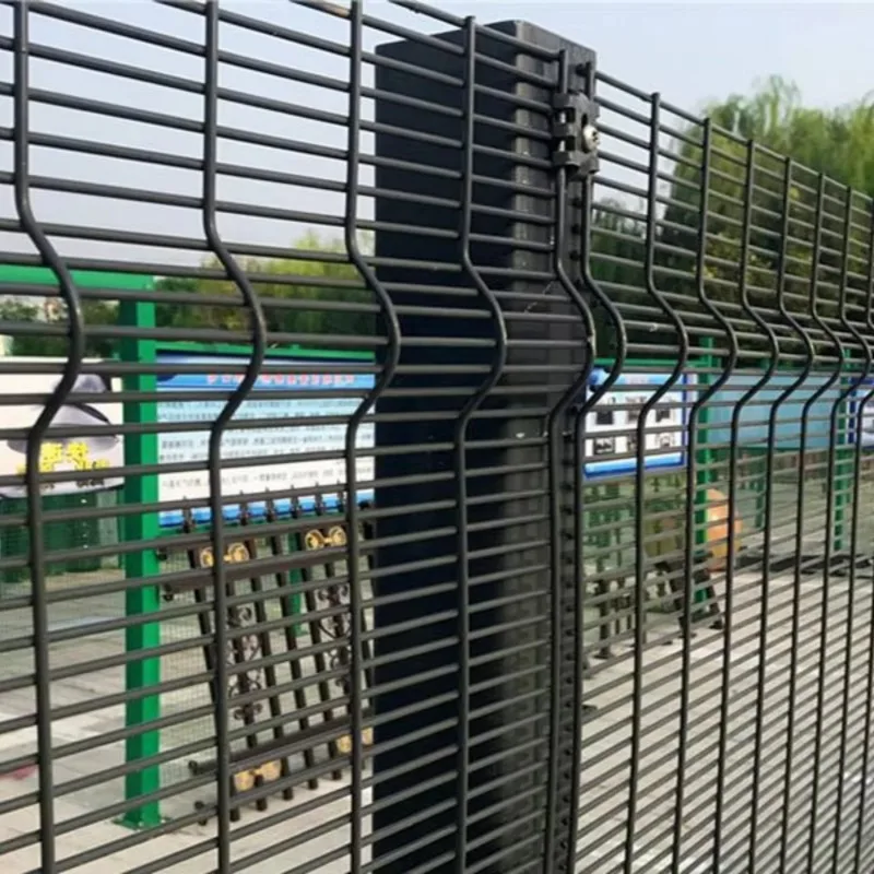 Barbed Wire Fence Clear View Metal Steel Outdoor Security Fence Anti-Climb 358 High Security Anti-Climb Fence Panel
