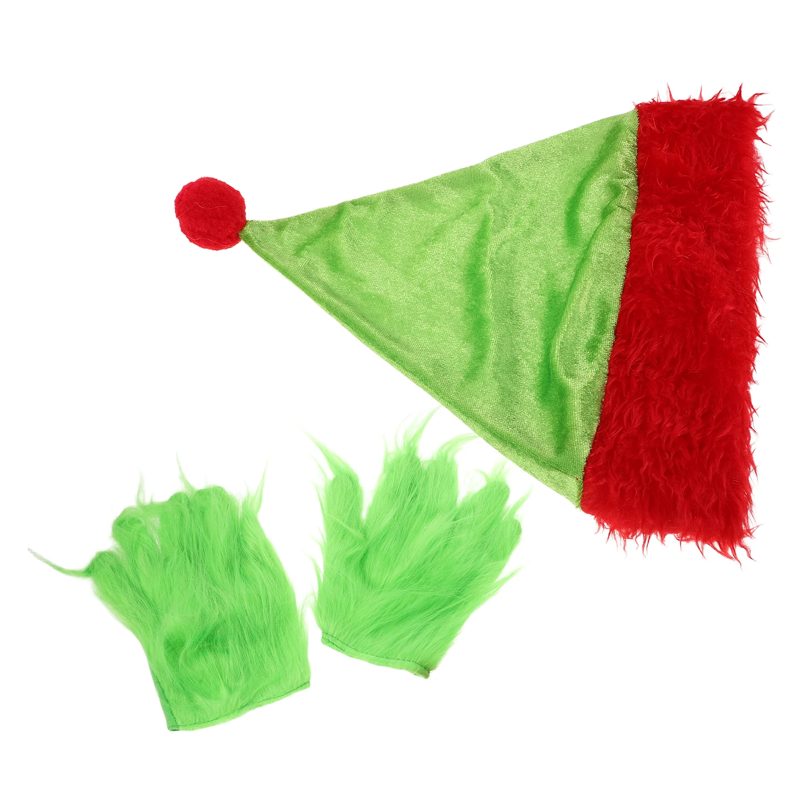 

Cosplay Props Santa Costume Hat Christmas and Gloves Halloween ry Party Hats