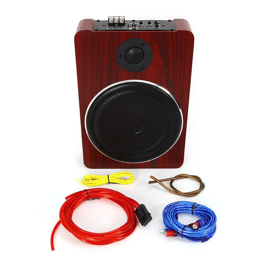 600W Under Seat Amp Kit Hideaway Car Truck Active Hideaway Powered Subwoofer Car Truck Amp Kit 8 inches