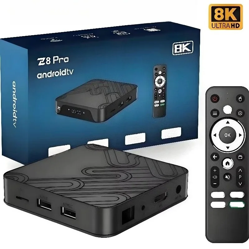Z8 Pro Android TV Box 12.0 H618 4K Dual WIFI 4 ГБ 32 ГБ WiFi 2.4/5G Android 12 ATV Smart TV Stick Android Media Player Set-top Box