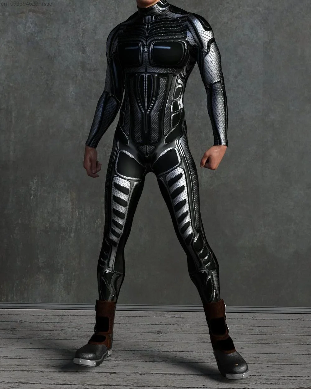 

CyberPunk Jumpsuit Cool Colored Drawing Cosplay Bodysuit Steampunk Costume Halloween Party Shows Men Women Zentai Suit 2025