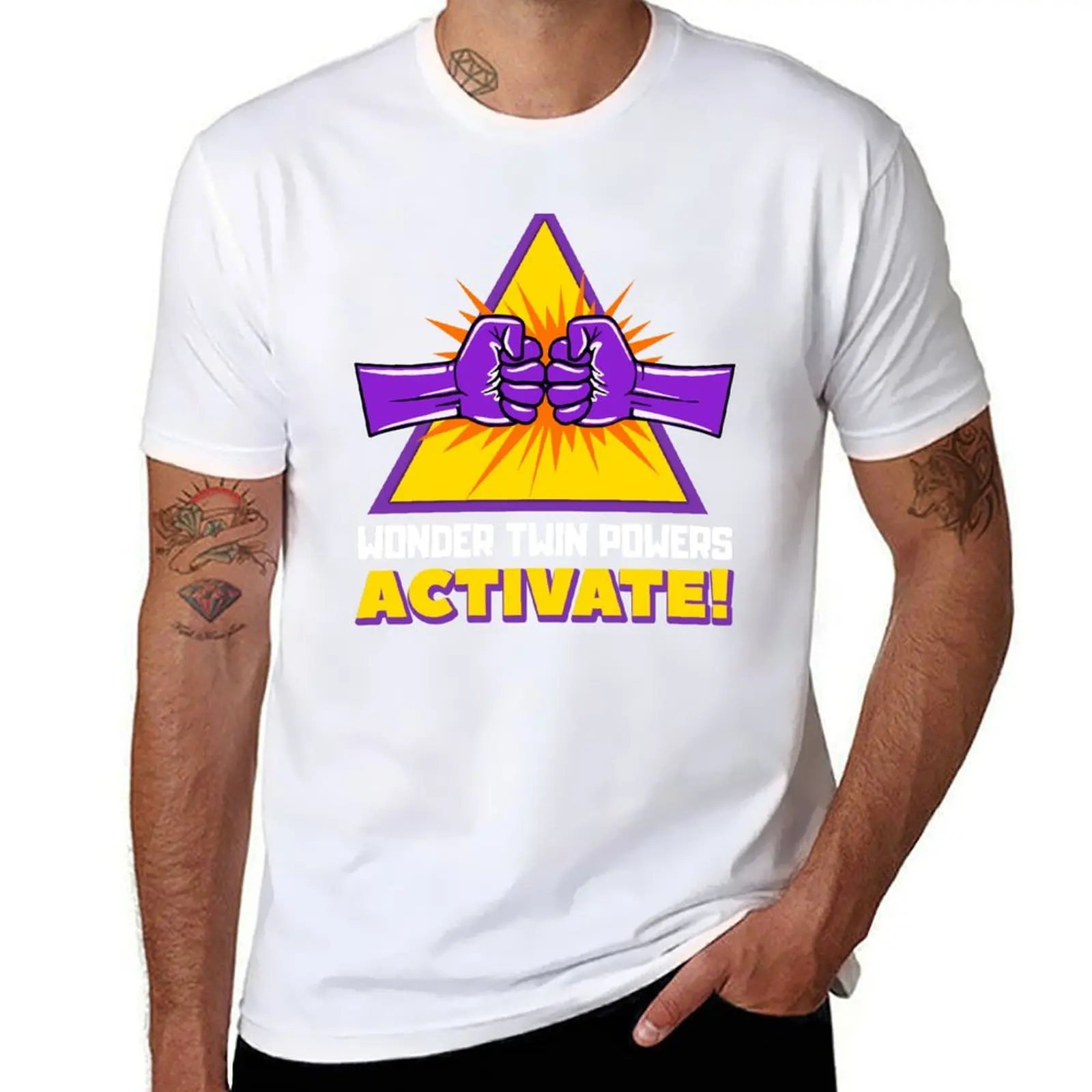 

Wonder Twin Powers Activate T-Shirt t shirts cotton 100% man t shirts high quality luxury brand T-Shirt