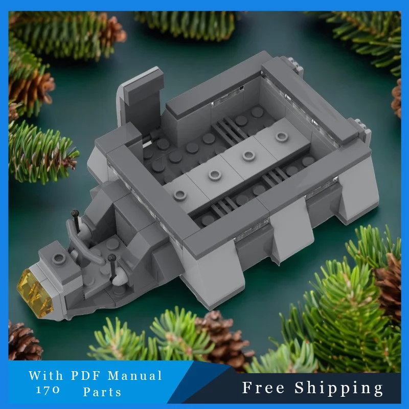 170 個スターバトルシリーズクリエイティブグレー航空機技術レンガビルディングブロックモデル子供組立おもちゃフェスティバルギフト