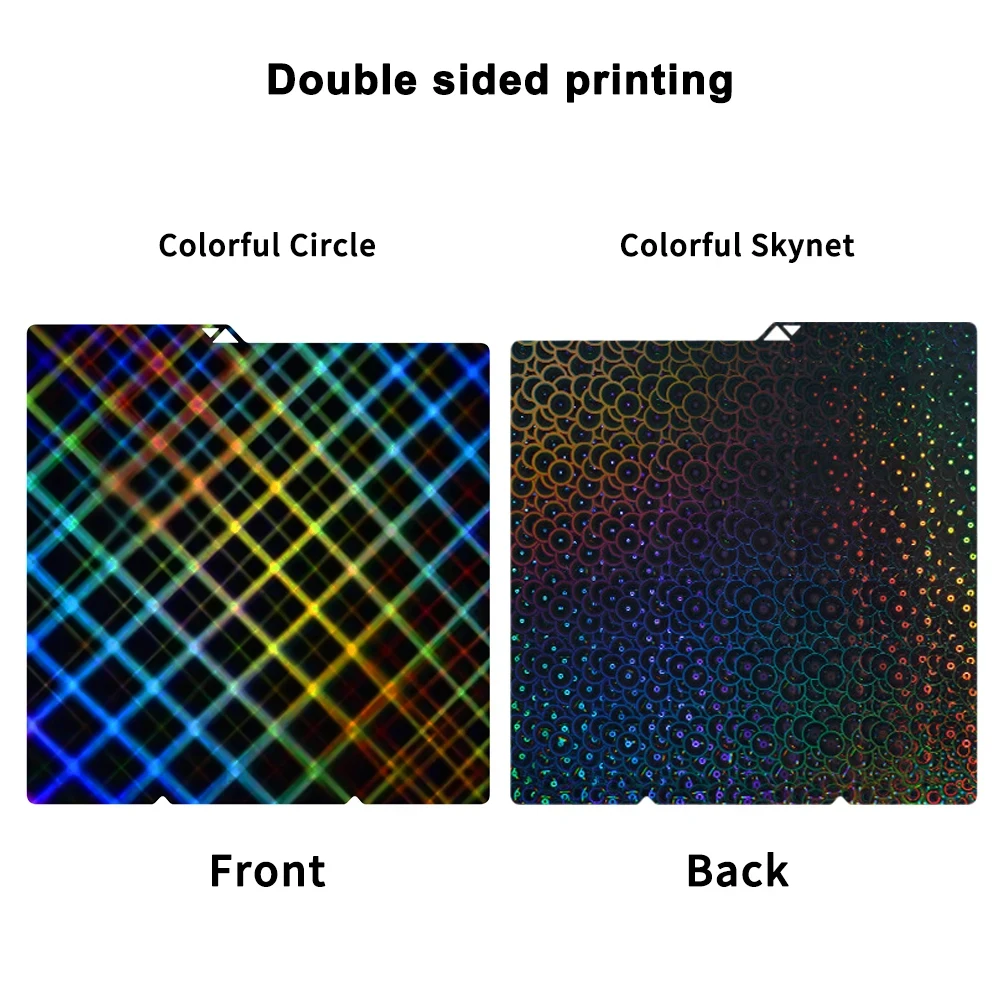Für Anycubic Kobra S1 Plate Pei Sheet 264x276mm Strukturierte Kobra S1 Combo Build Plate Doppelseitiges Peo Pet Pey Kobra S1C Bett