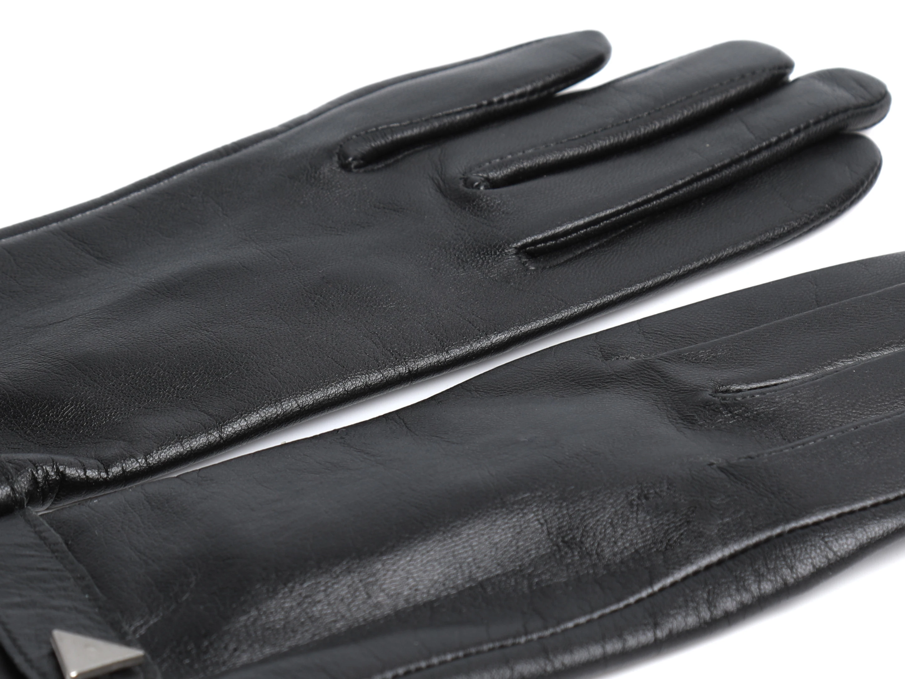 Women\'s Style Black Long Gloves Customized High-end Fashion Hand Warmer Gloves Winter Drive Autumn and Winter