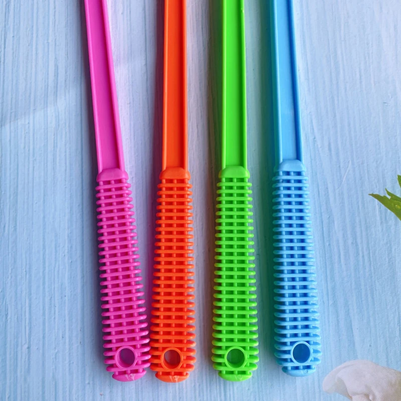 Scacciamosche in plastica da 1 pezzo per uso domestico, manico spesso ed esteso, dimensioni grandi, scacciamosche e zanzare manuali, durevoli