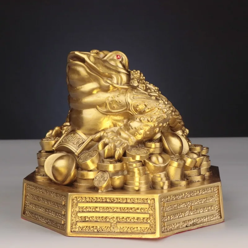 Home Office Ornament, , Copper Eight-Trigram Golden Toad