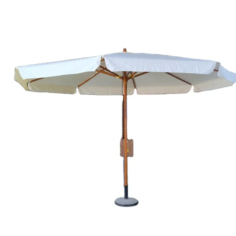 Outdoor central column garden sun umbrella sunshade rainproof patio umbrellas parasol beach umbrellas