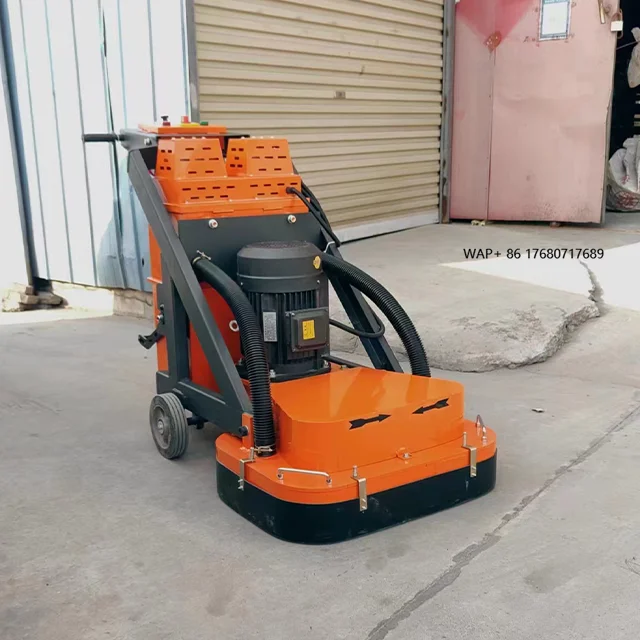 Electric 350 400 500mm Concrete Floor Grinder Motor Epoxy Polisher Vacuum Floor Grinding and Polishing Machine